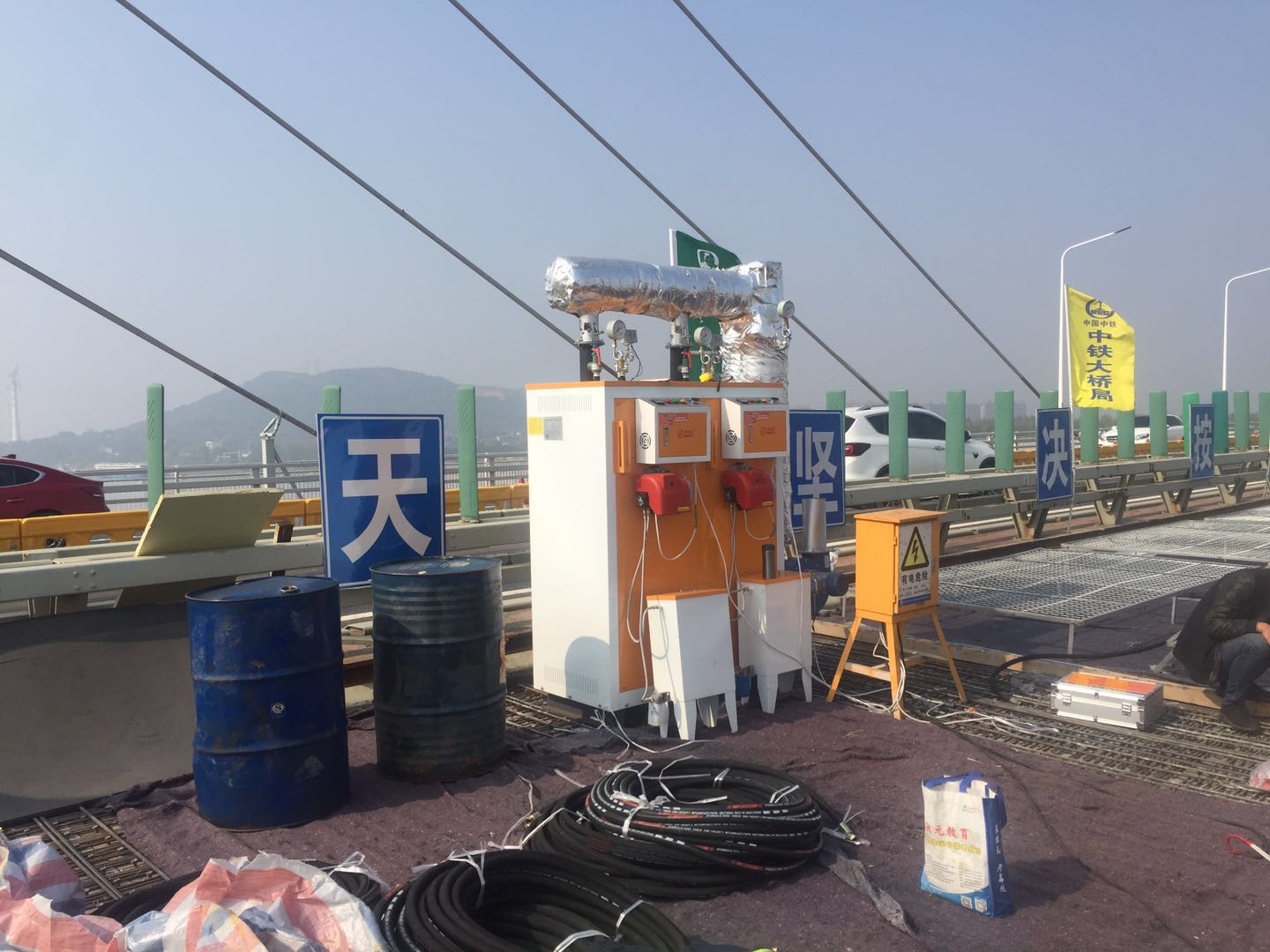 溫度決定養(yǎng)護效果好不好，使用湖南路橋養(yǎng)護電蒸汽發(fā)生器