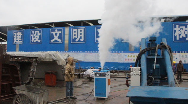 先進蒸汽養(yǎng)護技術(shù)，江蘇電蒸汽發(fā)生器加速混凝土路橋達到硬化標準