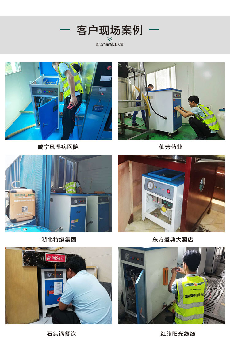 3-6-9kw高溫清洗小型蒸汽發(fā)生器現(xiàn)場案例
