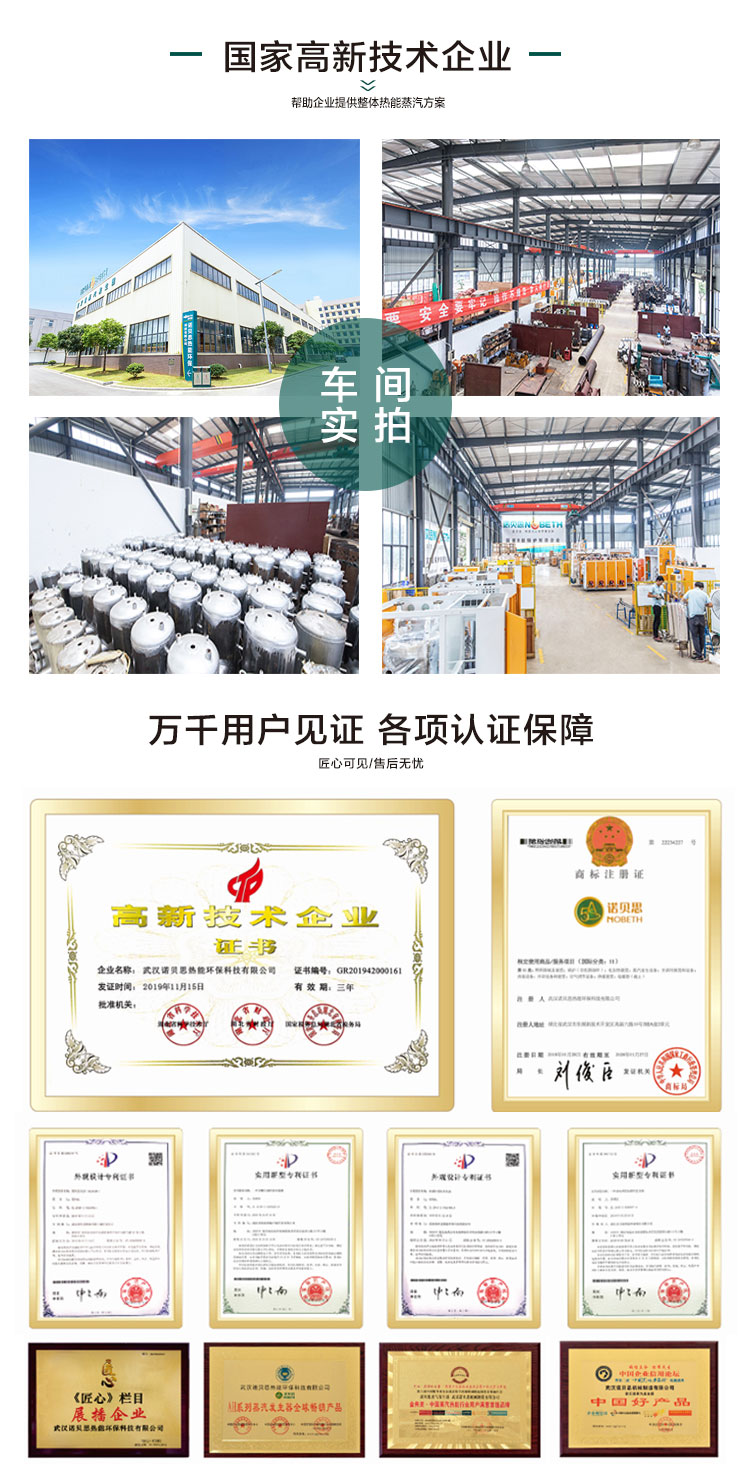300℃定制高溫過(guò)熱蒸汽發(fā)生器車(chē)間廠房